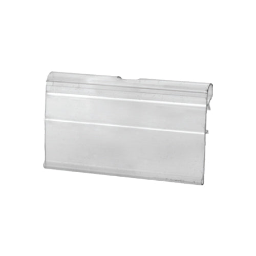 Soporte tag para etiqueta precios ganchos de exhibidores. Medida 80 x 42 mm. (1 PZA)