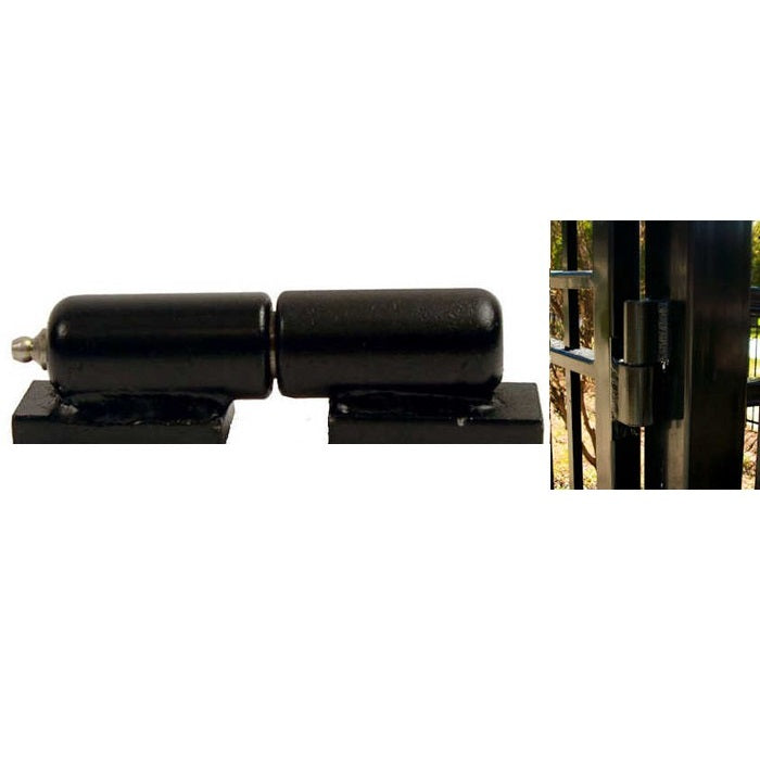 Bisagra con grasera 25 mm. Capacidad de carga 1 par: 400lb-450lb (180kg-200kg) Se vende por unidad