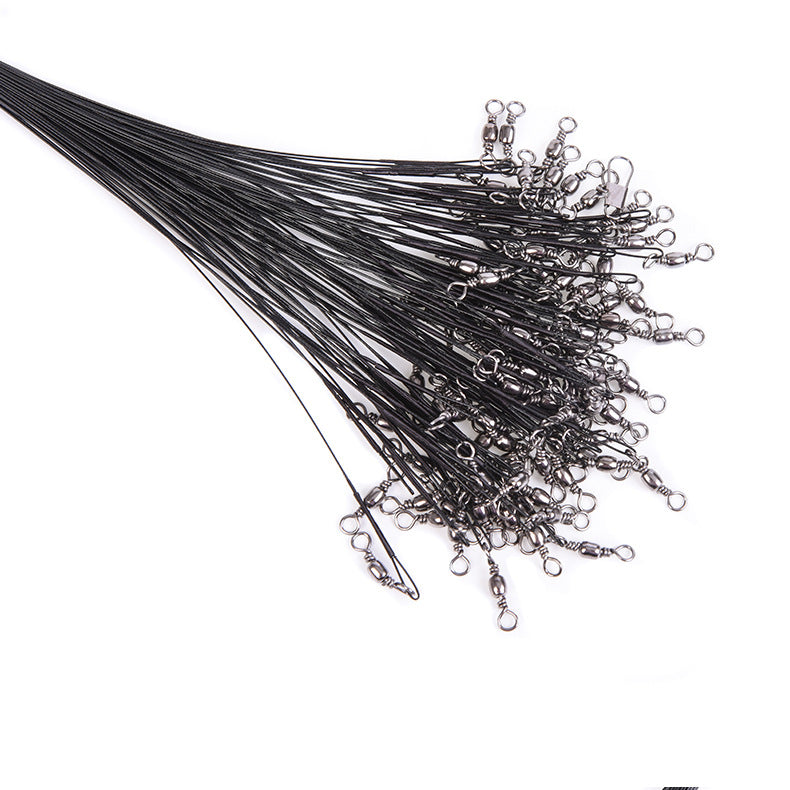 Cables de acero de pesca con ganchos (10 Uds)