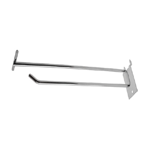 Ganchos etiqueta precios para colgar productos panel perforado exhibidor Largo 300mm y diam de 5.8mm