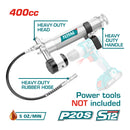 Pistola de Engrase para adaptar a taladro inalambrico. Capacidad: 400 CC en Cart / 14 Oz