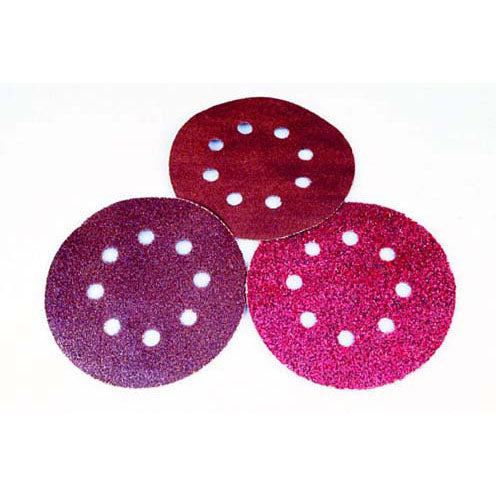 Discos De Lija Lijadora Orbital Con Agujeros (Velcro), 5 Piezas,  (125 Mm 5")