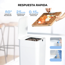 Basurero inteligente con autosellado y cambiador de bolsa automático, sensor de movimiento Papelera Robotica Airdeer