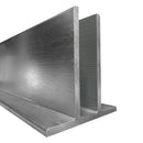 Perfil T invertido para baranda de vidrio. Acabado satinado. 5.85m de longitud