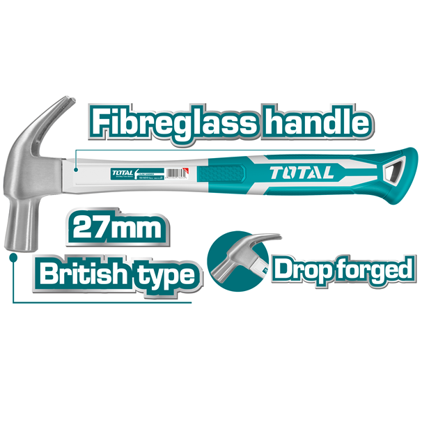 Martillo de Orejas Ingles de Acero