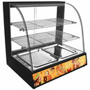 Vitrina caliente vidrio curvo 660*460*600mm 110V/60Hz 800W 20 kg