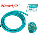 Manguera de Agua 20m x 1/2", PVC Opaco para trabajo ligero, Presión 300psi