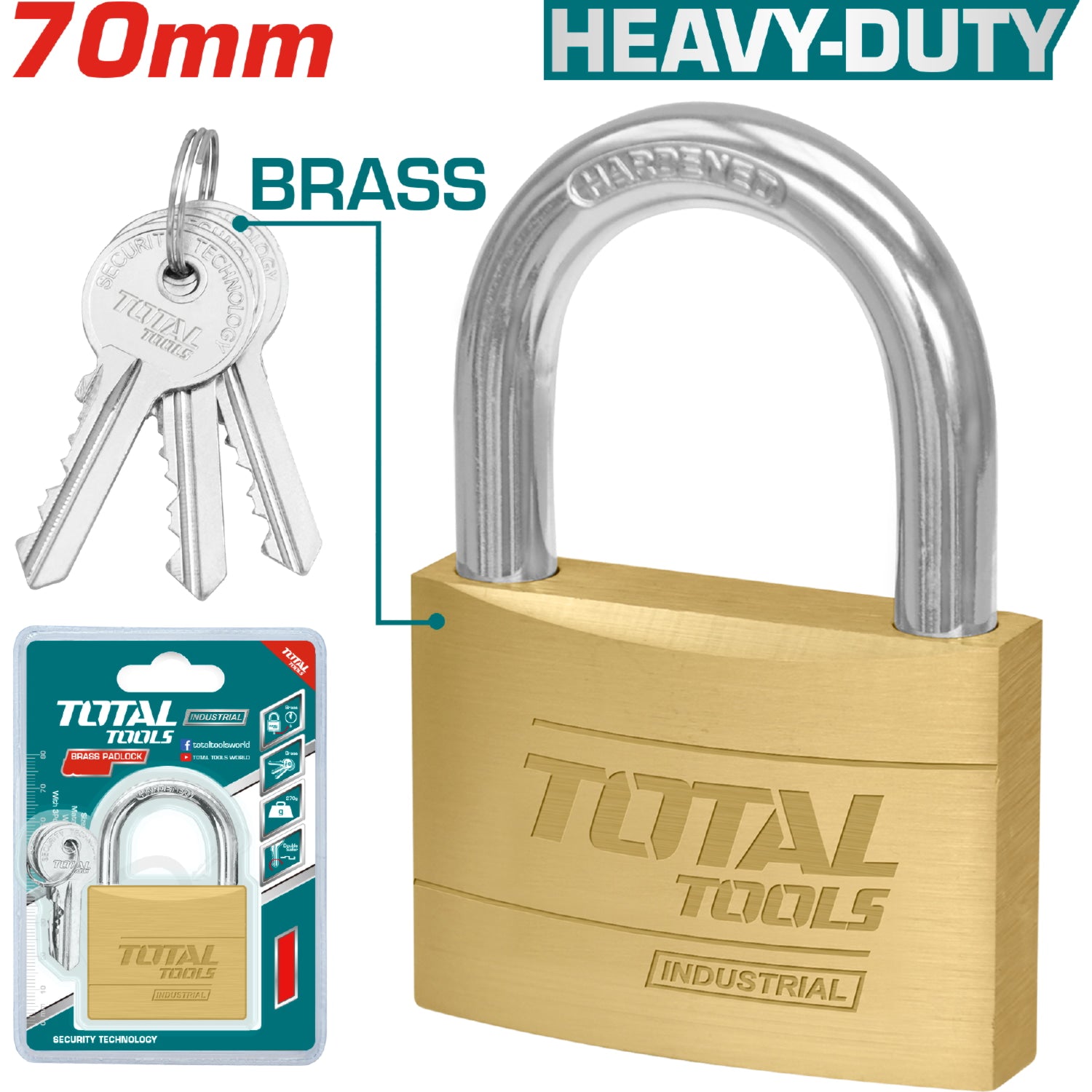 Candado de 70 mm