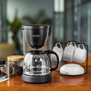 Cafetera 10 tazas 750W. Filtro de nylon permanente