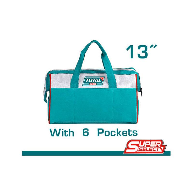 Bolsa de herramientas de 6 bolsillos. 13"
