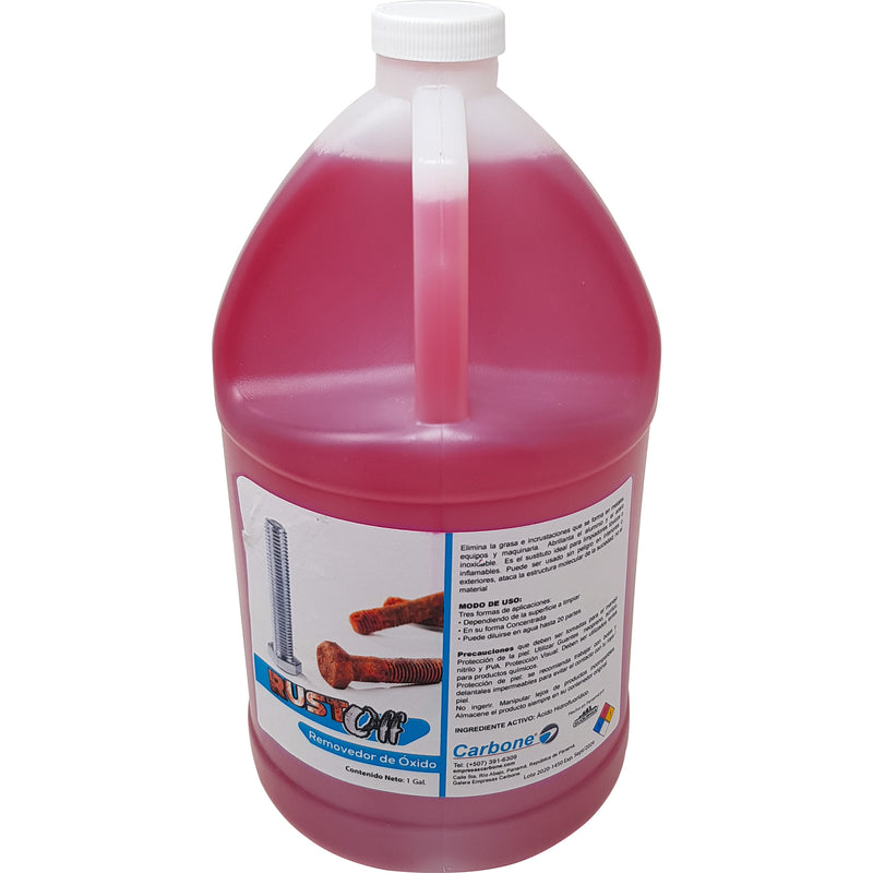 Rust Off. 1 galon. Removedor de Oxido grasa e incrustaciones en metales equipos y maquinarias