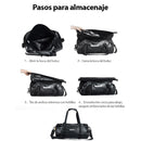 Bolso para motocicleta Rhinowalk 100% impermeable de 65L de capacidad.