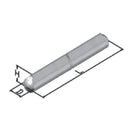 Bisagras para soldar con semi-aleta