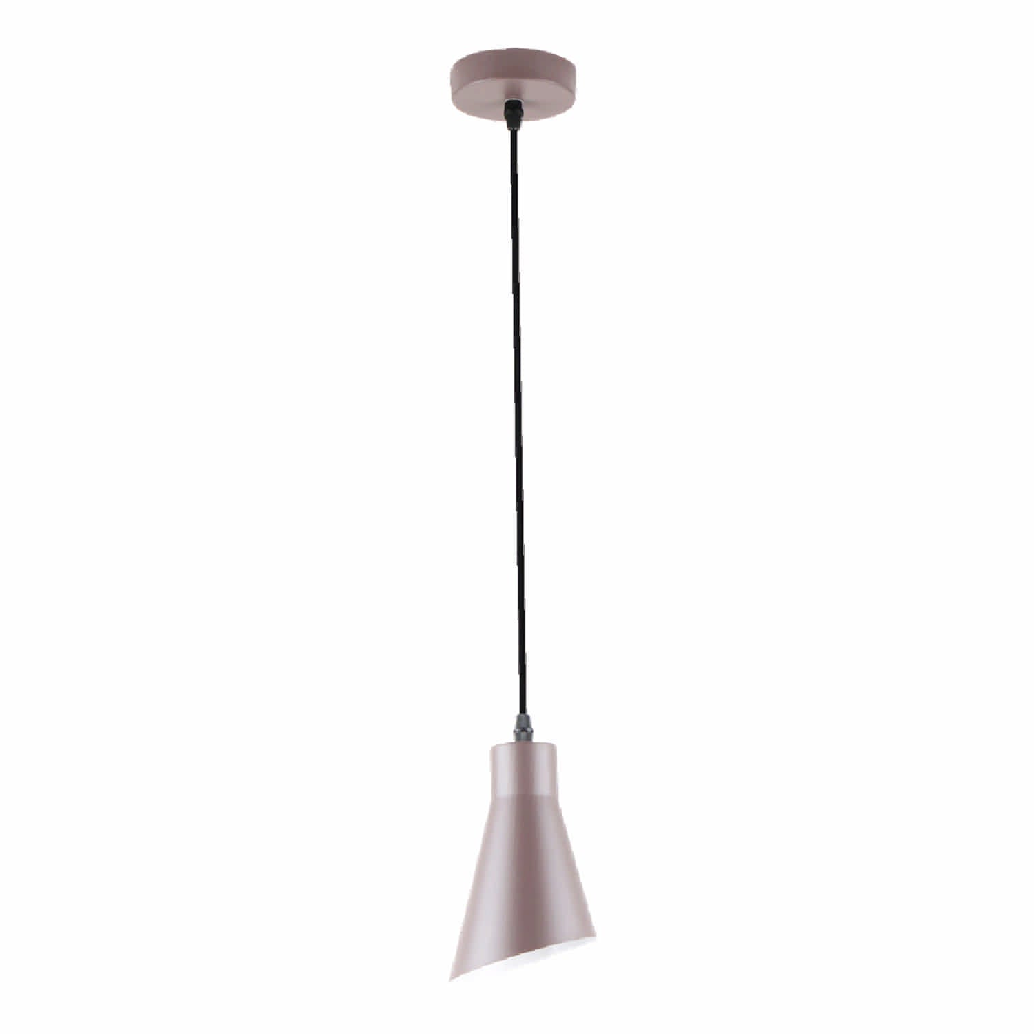 Lámpara Colgante Café 1XE27, 150x1230mm. Acogedora y Elegante.