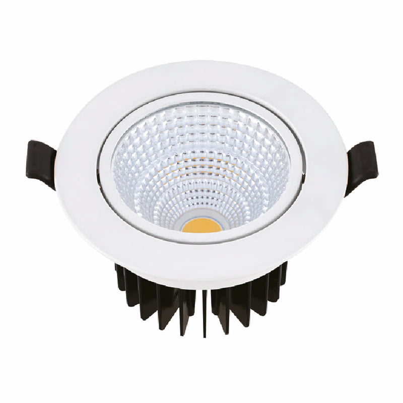 Lámpara de Techo Ojo de Buey Downlight LED 36W, 3600 lm, Luz CCT 3000K/4000K/6500K, Blanco, 160x113 mm. Lámpara Empotrable.