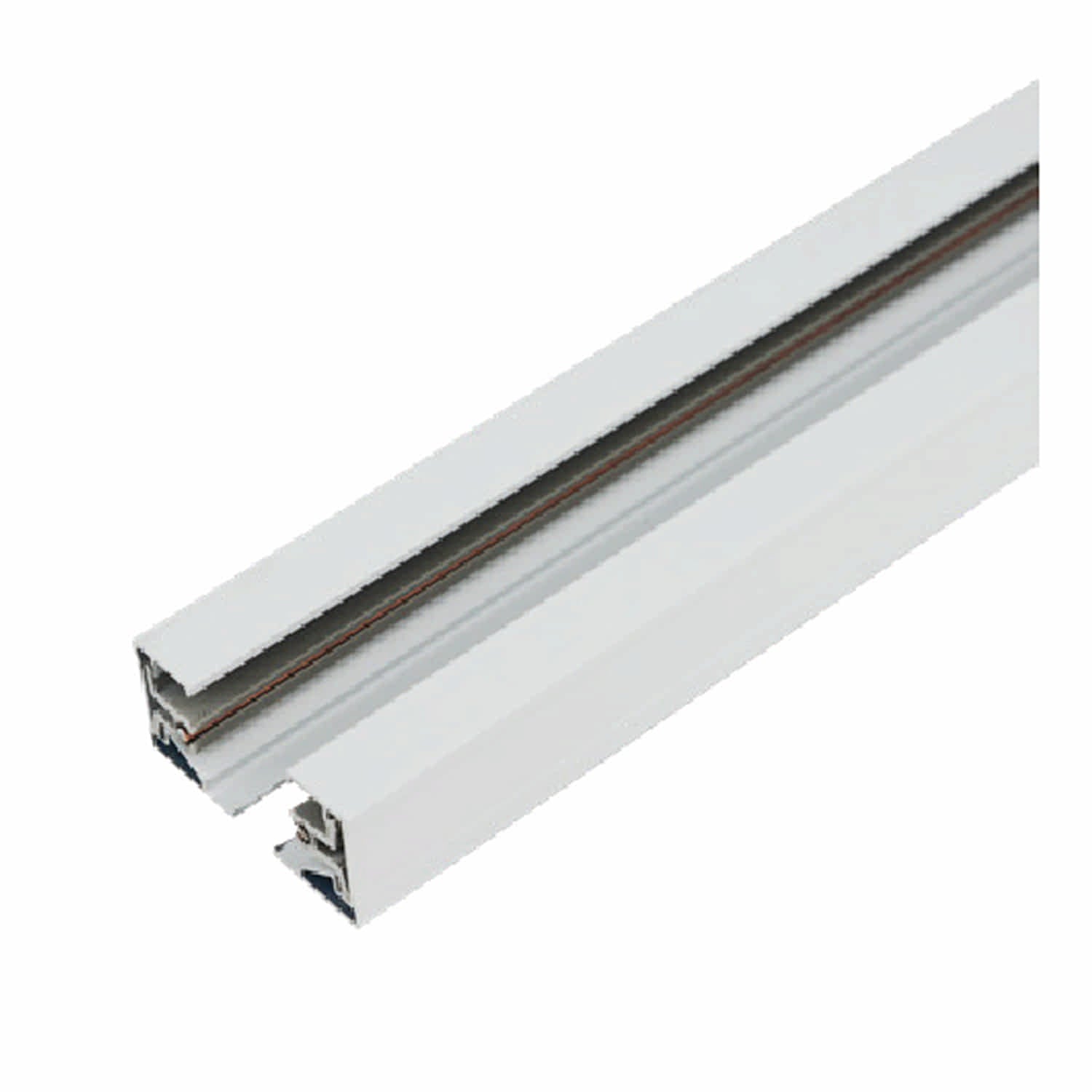 Riel Blanco de Aluminio 1M - Para lamparas LED Iluminación.