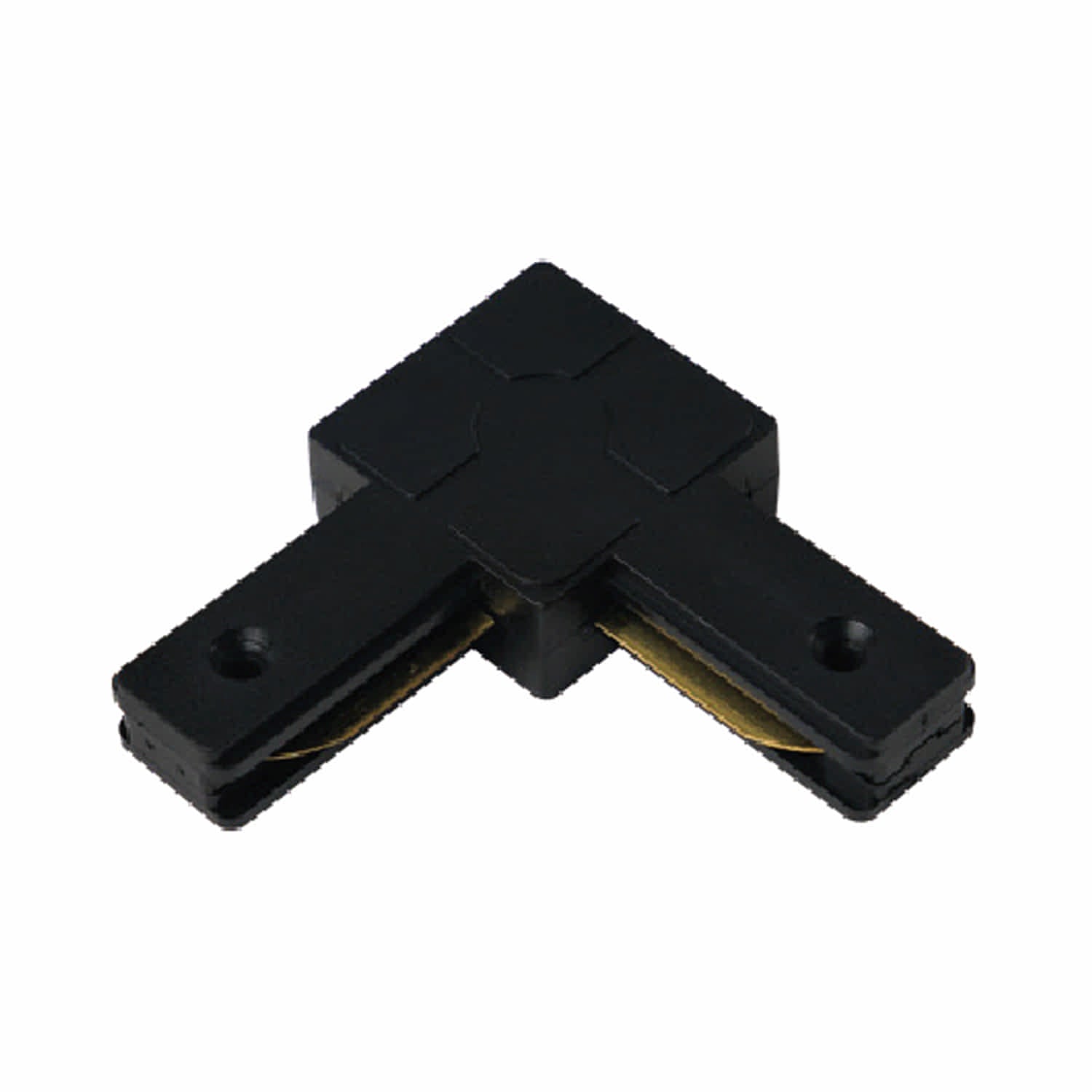Unión en Forma de 'L' para Riel Negro Para lamparas LED Iluminación.