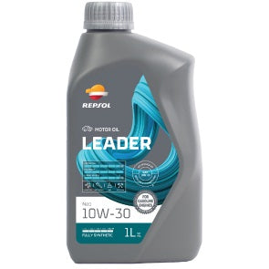Aceite lubricante full sintetico 10w30 Repsol 1l. Para motores a gasolina