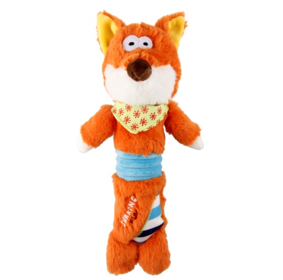 Juguete Plush zorro naranja para mascota