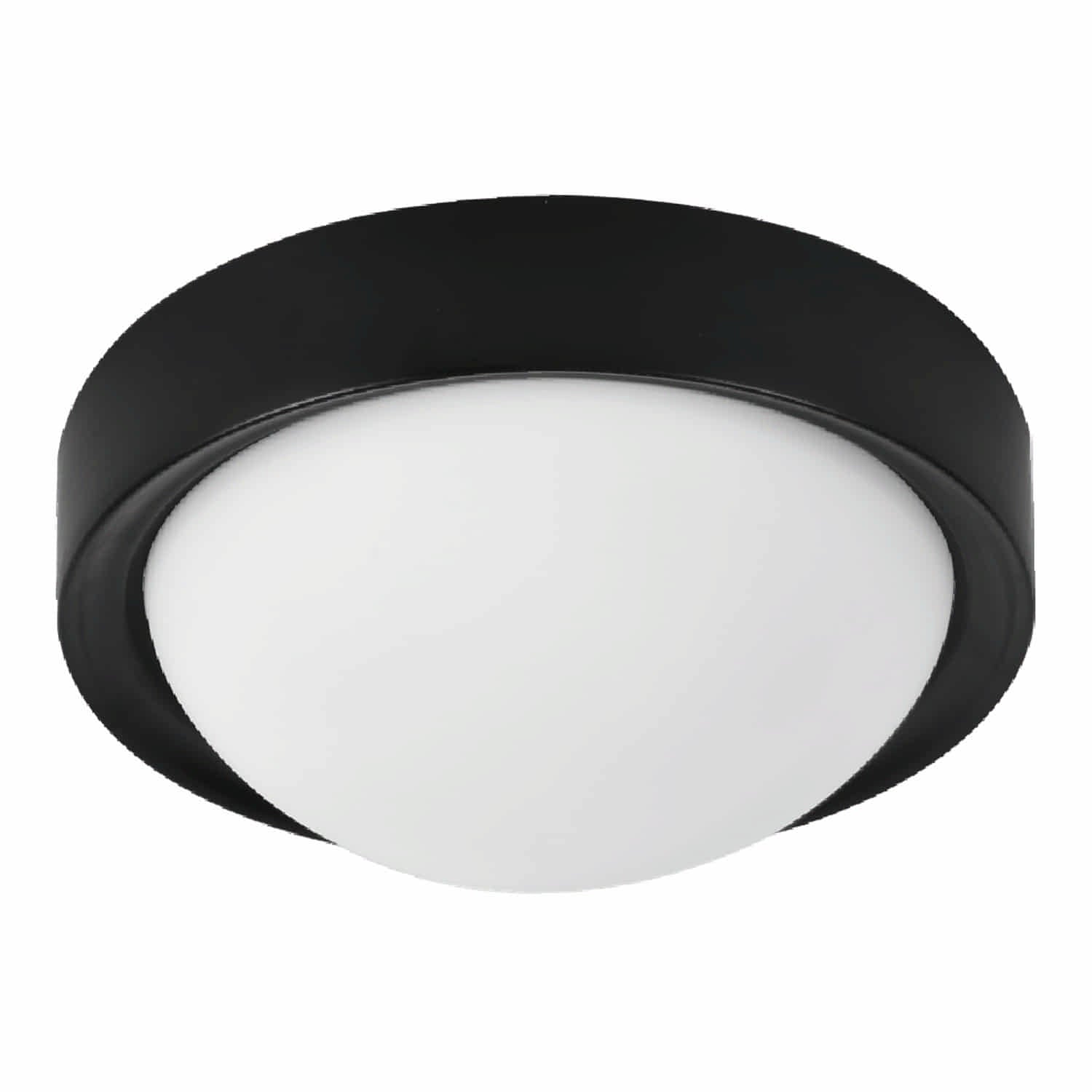 Lámpara de Techo Plafón Color Negro 1xE27 250x100mm
