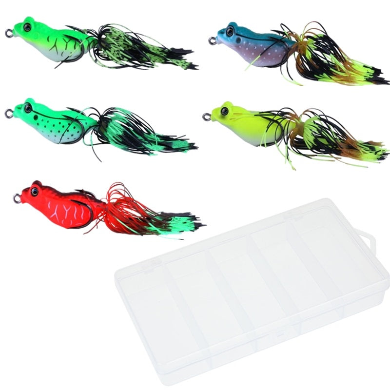Señuelo Rana de pesca 5 Uds. Set