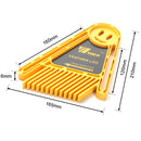 Seguro anti reversa multiusos para cortes de carpintería