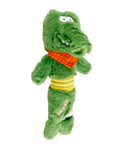 Juguete Plush cocodrilo verde para mascota