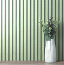 Lámina acanalada decorativa WPC Verde Tomillo Pastel 24x160x2900 mm