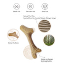 Juguete con madera real masticable mascotas talla L