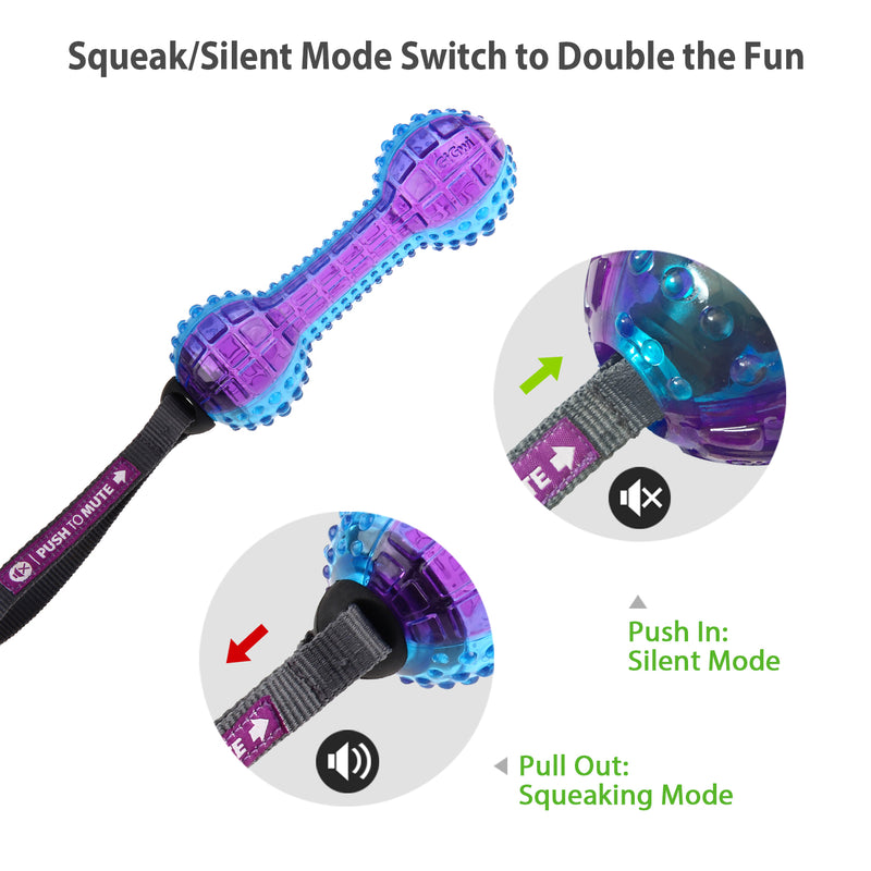 Hueso Push to mute correa y sonido para mascotas