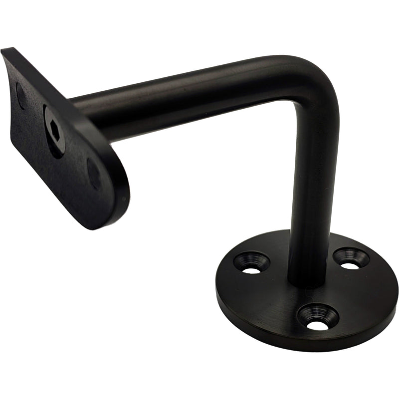SOPORTE PASAMANOS PARED,  (Usar con codigo E-BLACK069-COVER) Inoxidable negro satinado 304SS PVD