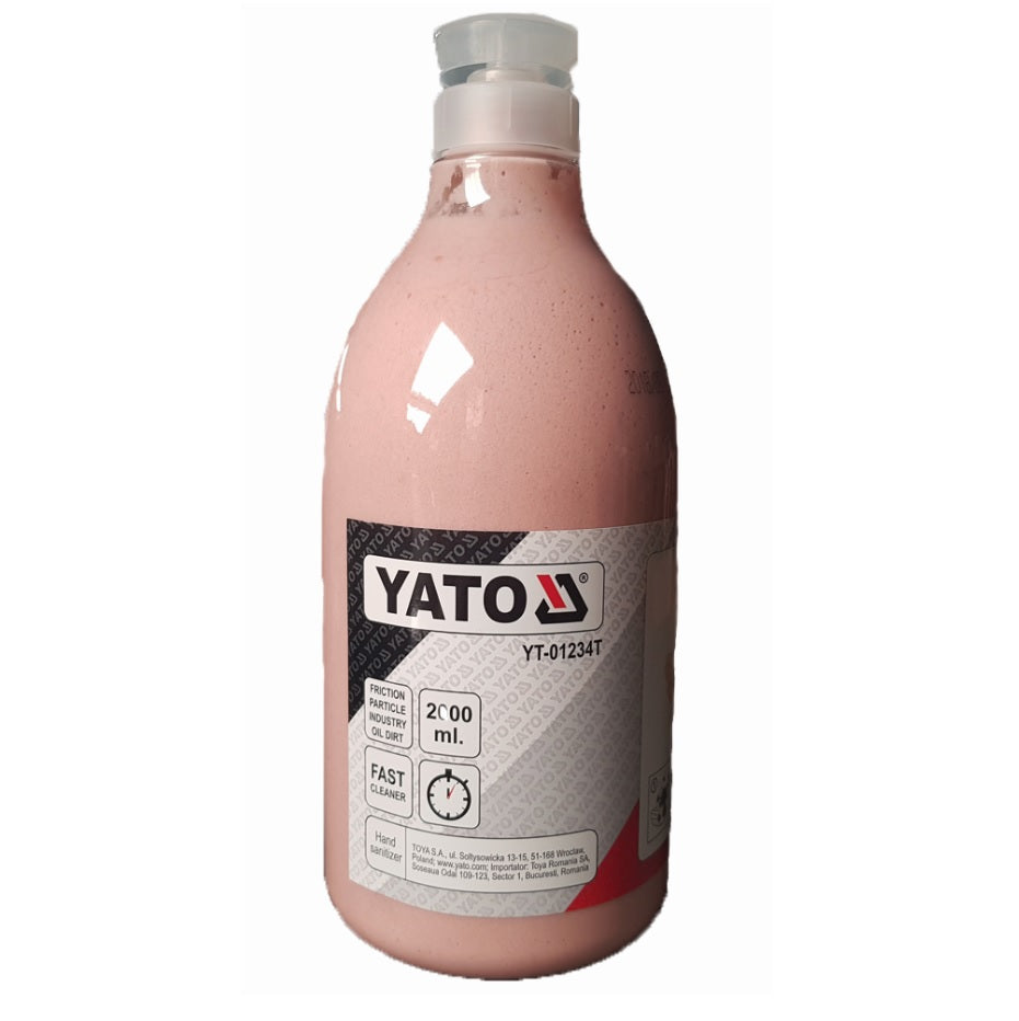 Jabon desengrasante para manos 2 lts . Especial para mecanicos, quita la grasa facilmente.