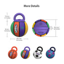 Pelota JUMBALL multicolor con asa para mascota