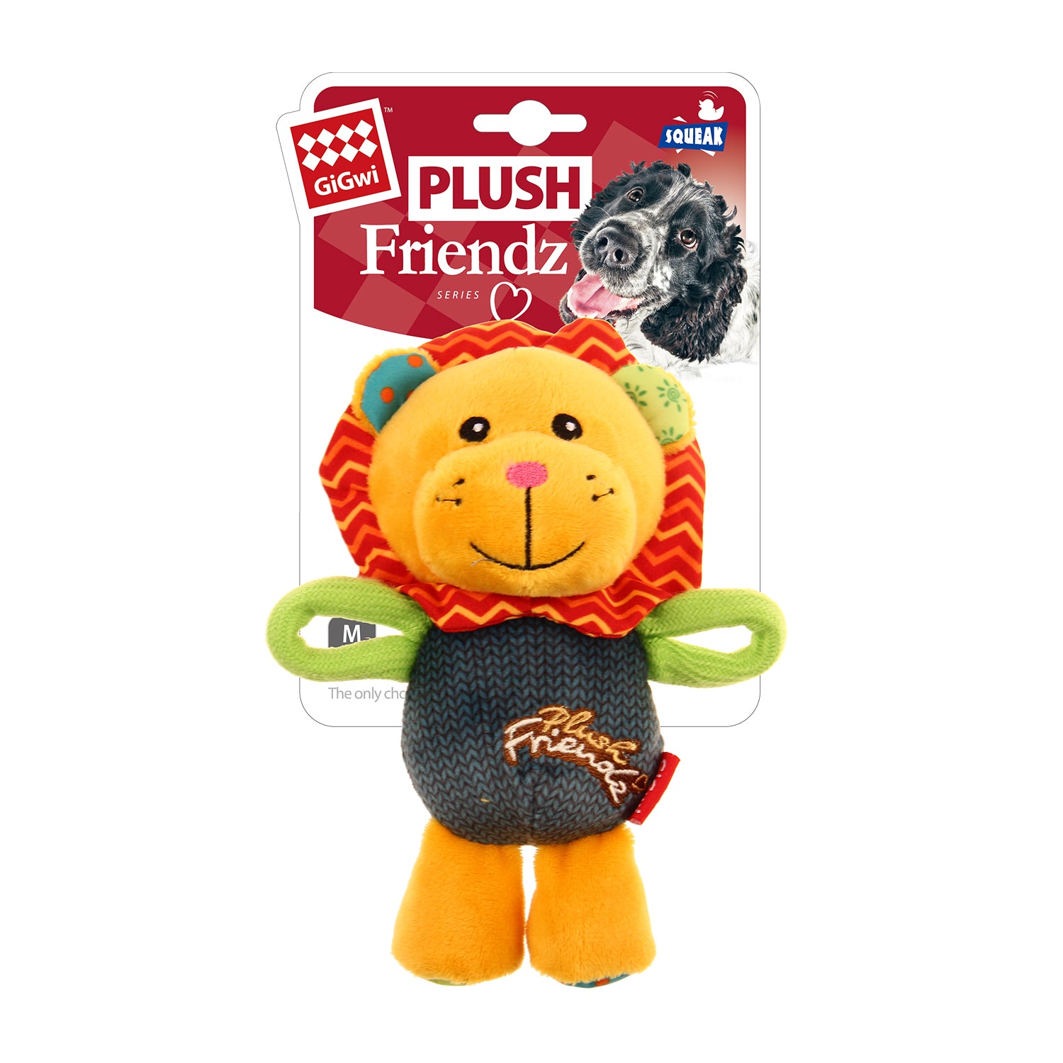 Juguete Plush León de tela para mascotas
