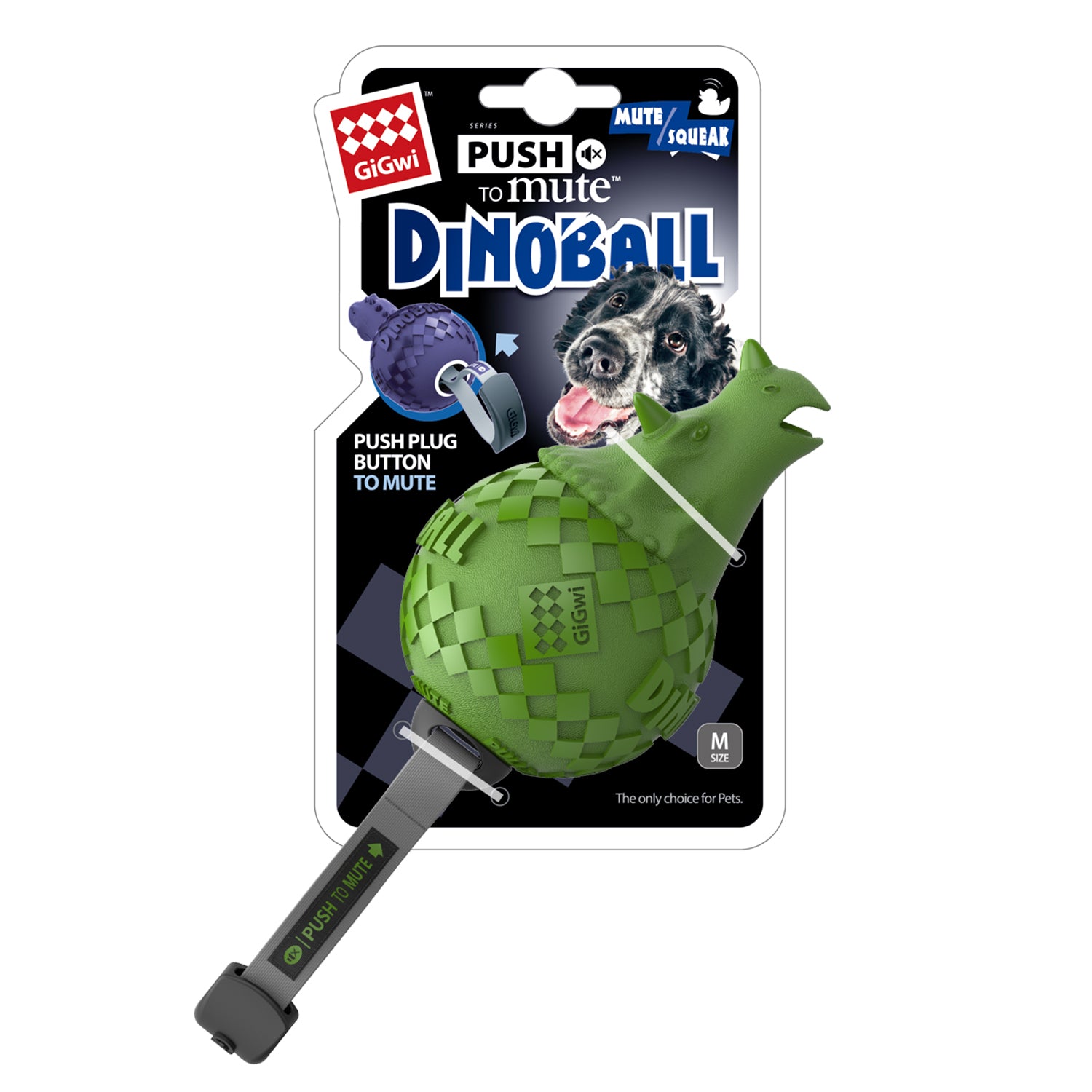 Juguete Dinoball Triceraptops verde mascota
