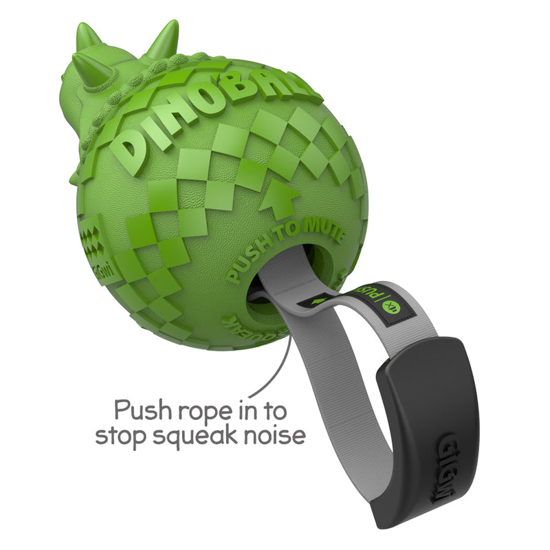 Juguete Dinoball Triceraptops verde mascota