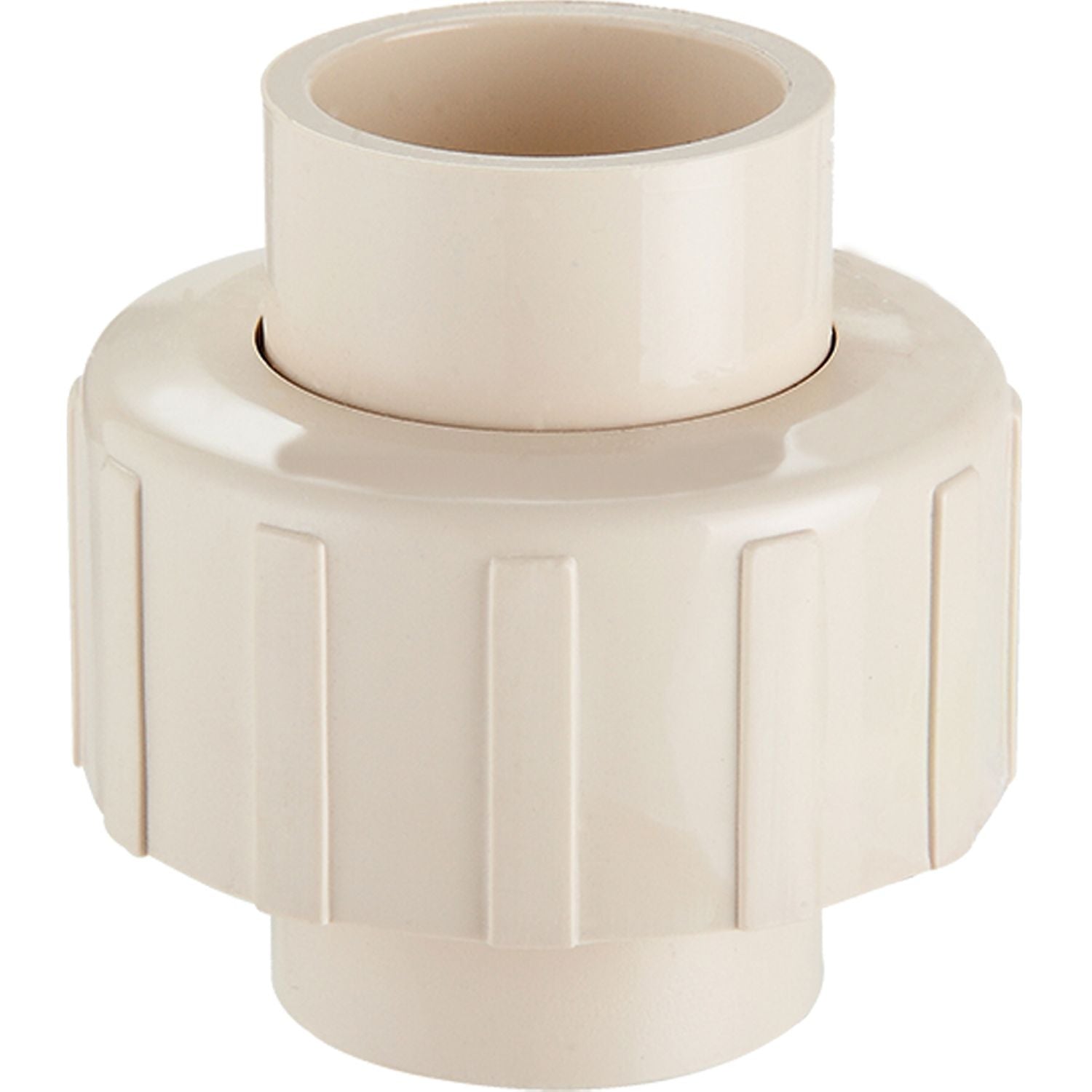 Uniones universales hechas de CPVC.