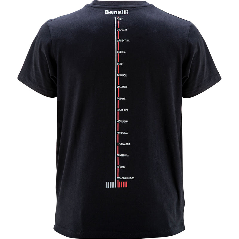 Franelas benelli Adventure negra