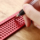 Regla tipo T para carpinteria, incluye medidor de posicionamiento. Tamaño 160mm