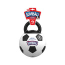 Pelota JUMBALL blanco negro con asa para mascota