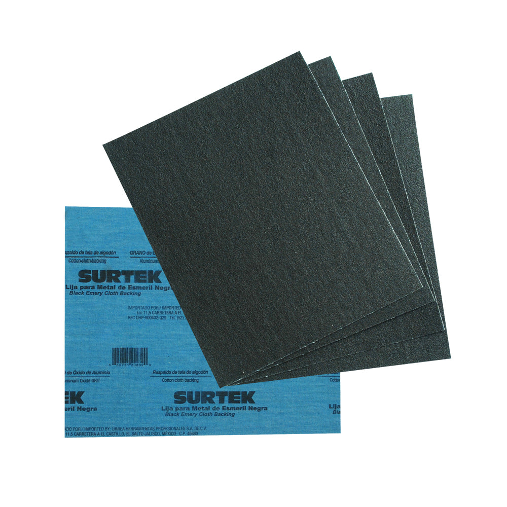 Lijas de esmeril negra 9" x 11" Surtek