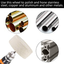 Rueda de fieltro de 3" para pulir con óxido de cerio (Óxido de Cerio no incluido)