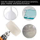 Rueda de fieltro de 3" para pulir con óxido de cerio (Óxido de Cerio no incluido)