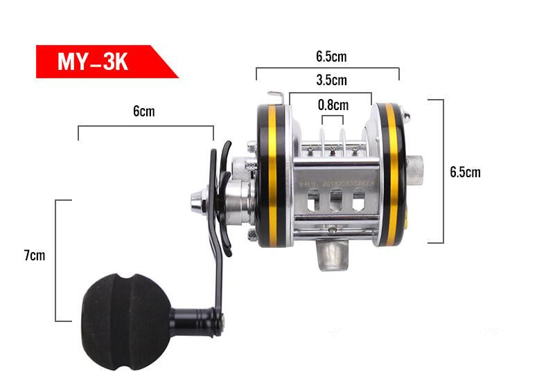 Carrete pesca Trolling PRO 3 lineas 4.2:1