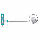 Llave Torx con mango T. Medida: T30 x 150. Material: Cr-V, Tratamiento térmico y placa de cromo.