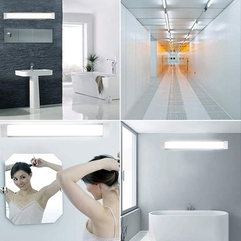 Lámparas LED lineales comerciales colgantes Rectangulares de Sobreponer. 120Volt. 60Hz.
