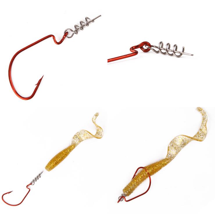 Conector inea pesca anzuelo tipo rosca