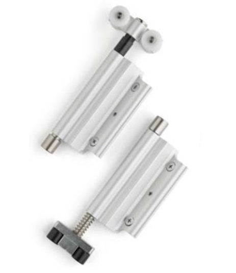 Juego de Rueda Superior / Guia Inferior Montaje Final Hoja. Plegable Europa. Color Blanco