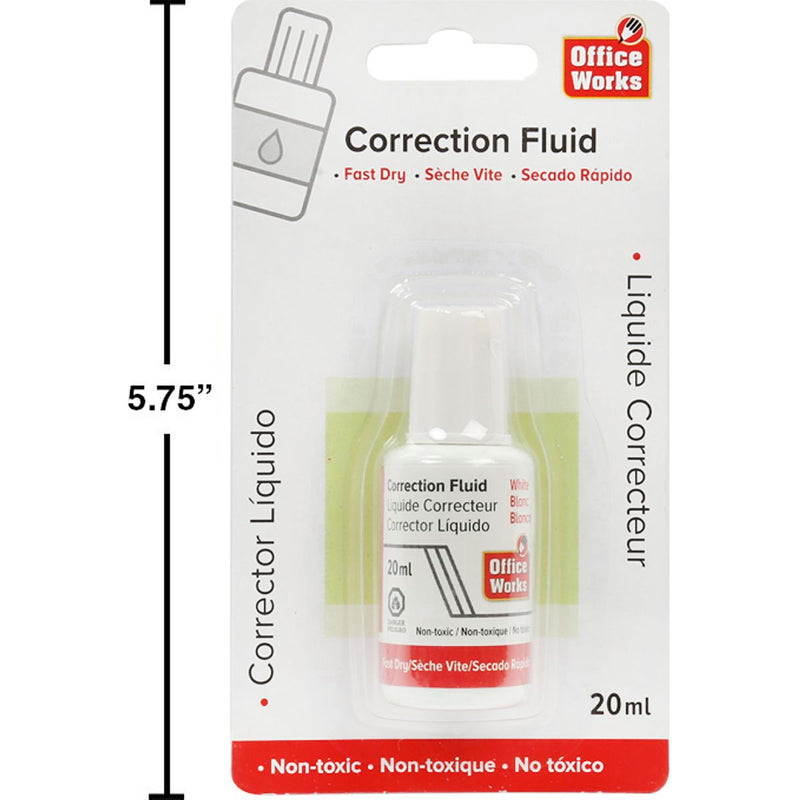 Fluido de corrección corrector blanco liquid paper
