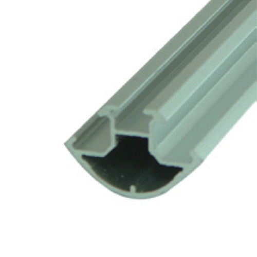 Perfil de vitrina de 90°. Anodizado. 3 mts. Para vidrio 5-8 mm.
